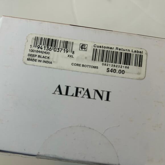 Alfani Men's Four Pack 100% Black Tagless Underwear Briefs XXL New - Picture 5 of 6